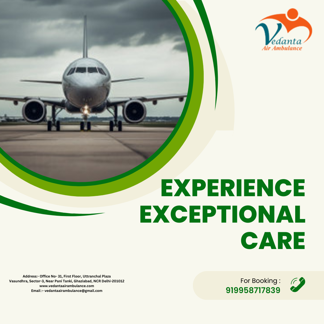 Book 24 Hour Emergency Air Ambulance Service in Varanasi by Vedanta