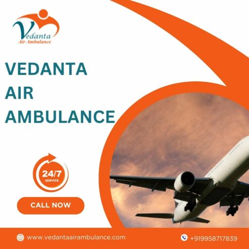 Hire Vedanta Air Ambulance Service in Siliguri with Experienced Medical Team