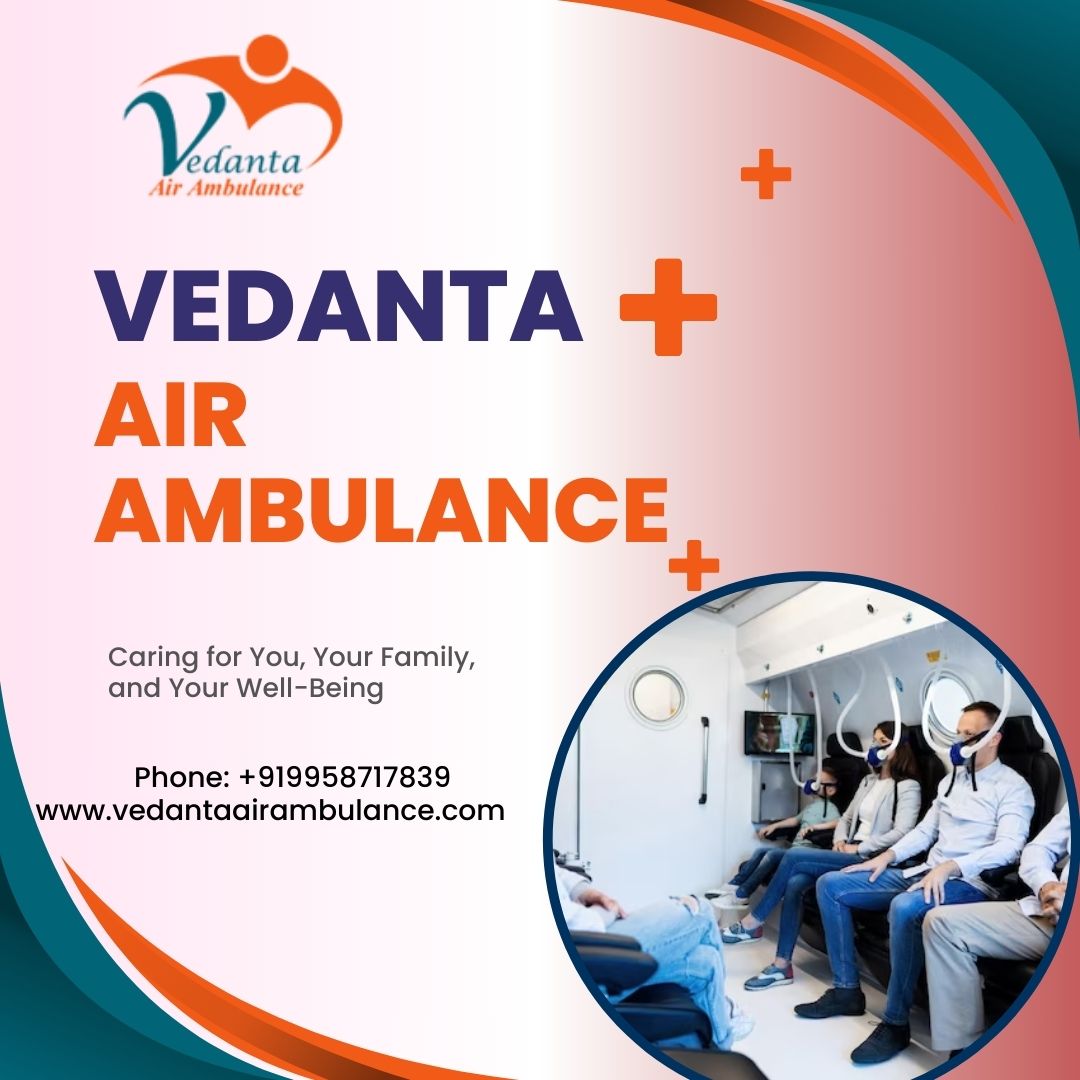 Hire a Comfortable Medical Air Ambulance Service with an ICU Setup in Kolkata