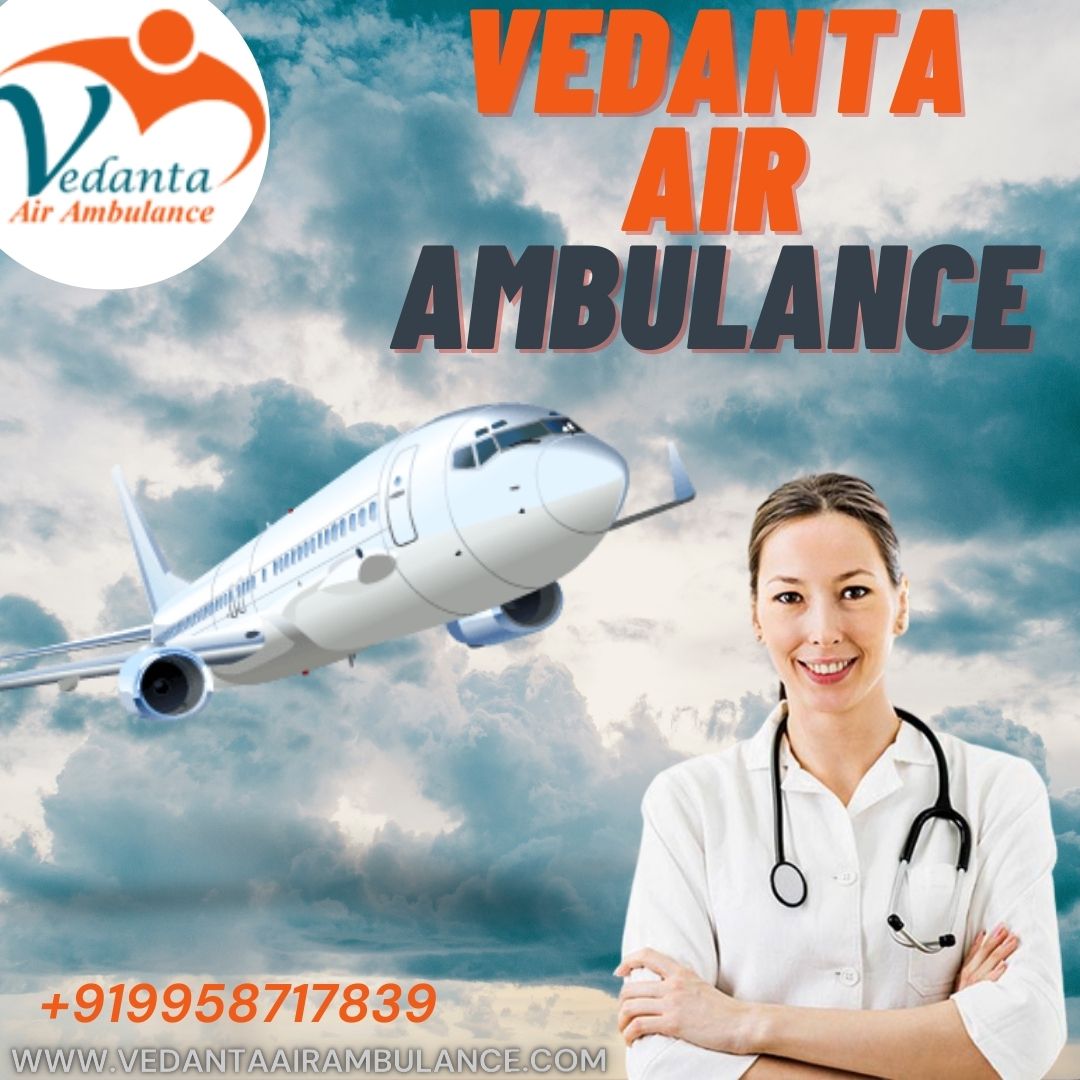Book Convenient Air Ambulance Service in Siliguri by Vedanta at Low Fares