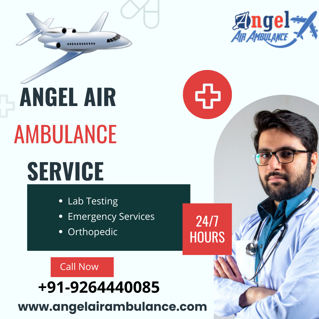 Pick Angel Air Ambulance Services In Allahabad With Specialist Doctors Team