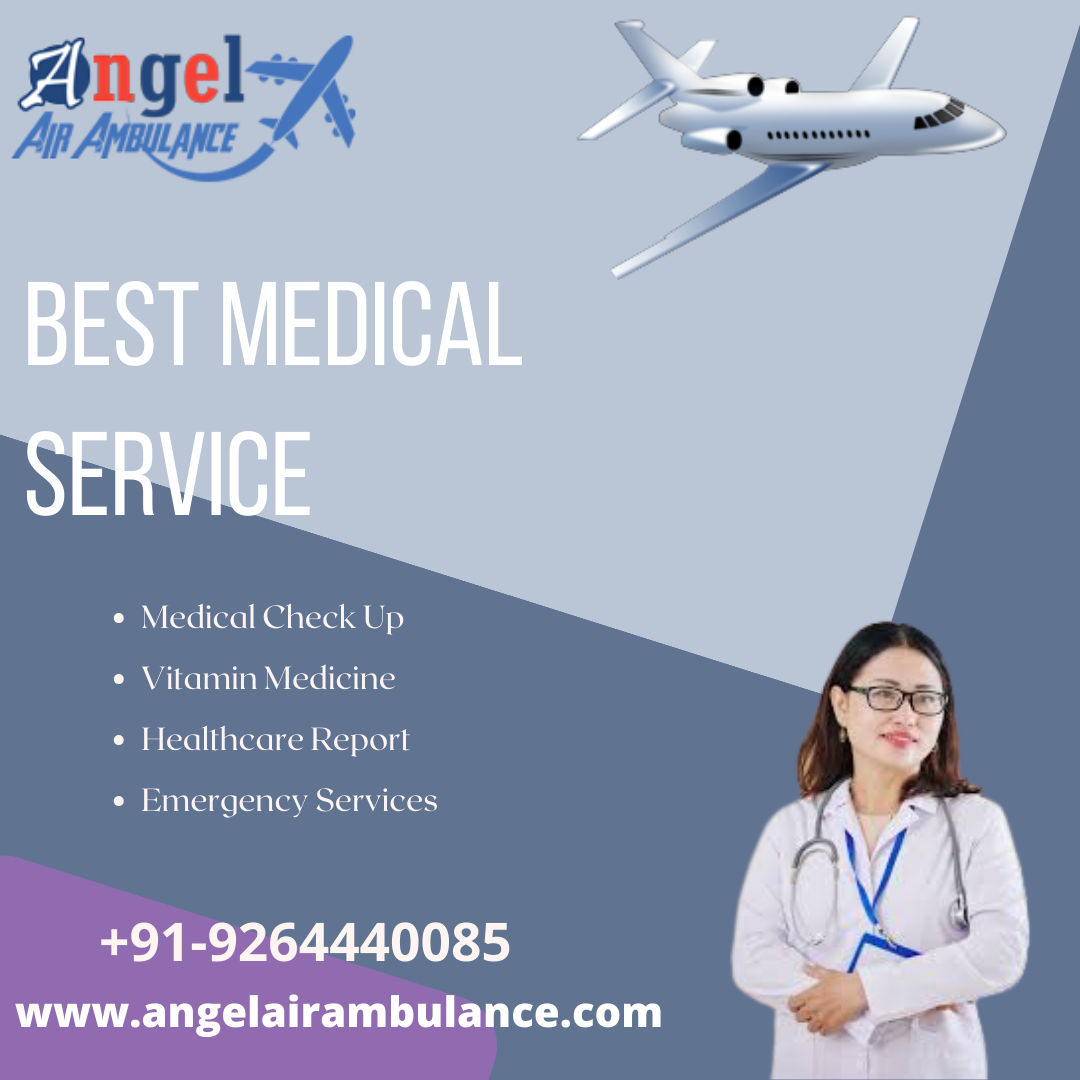 Pick Angel Air Ambulance Service in Siliguri With Life Saving Medical Care