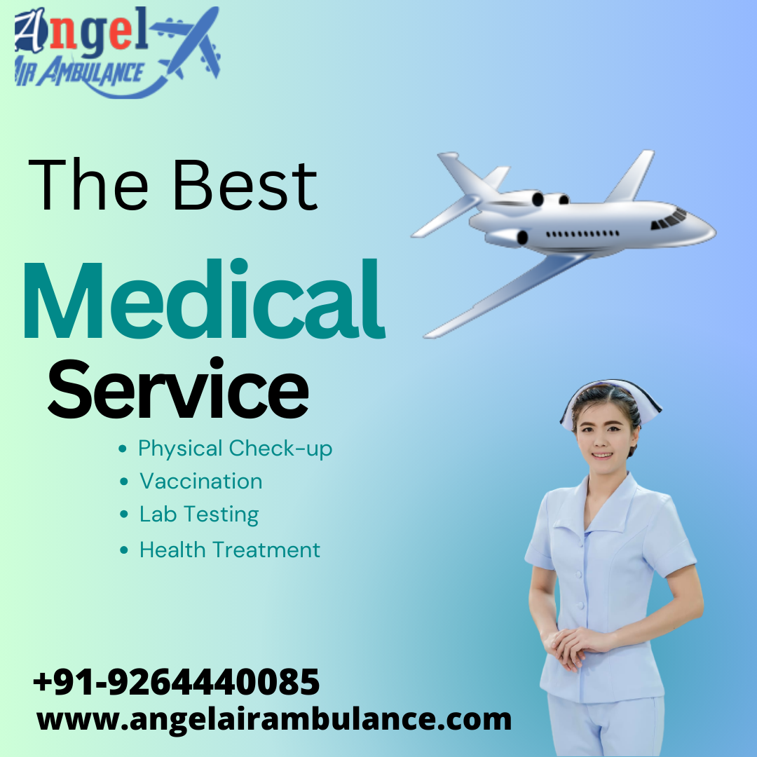 Select Angel Air Ambulance In Siliguri With High-Level Medical Treatment