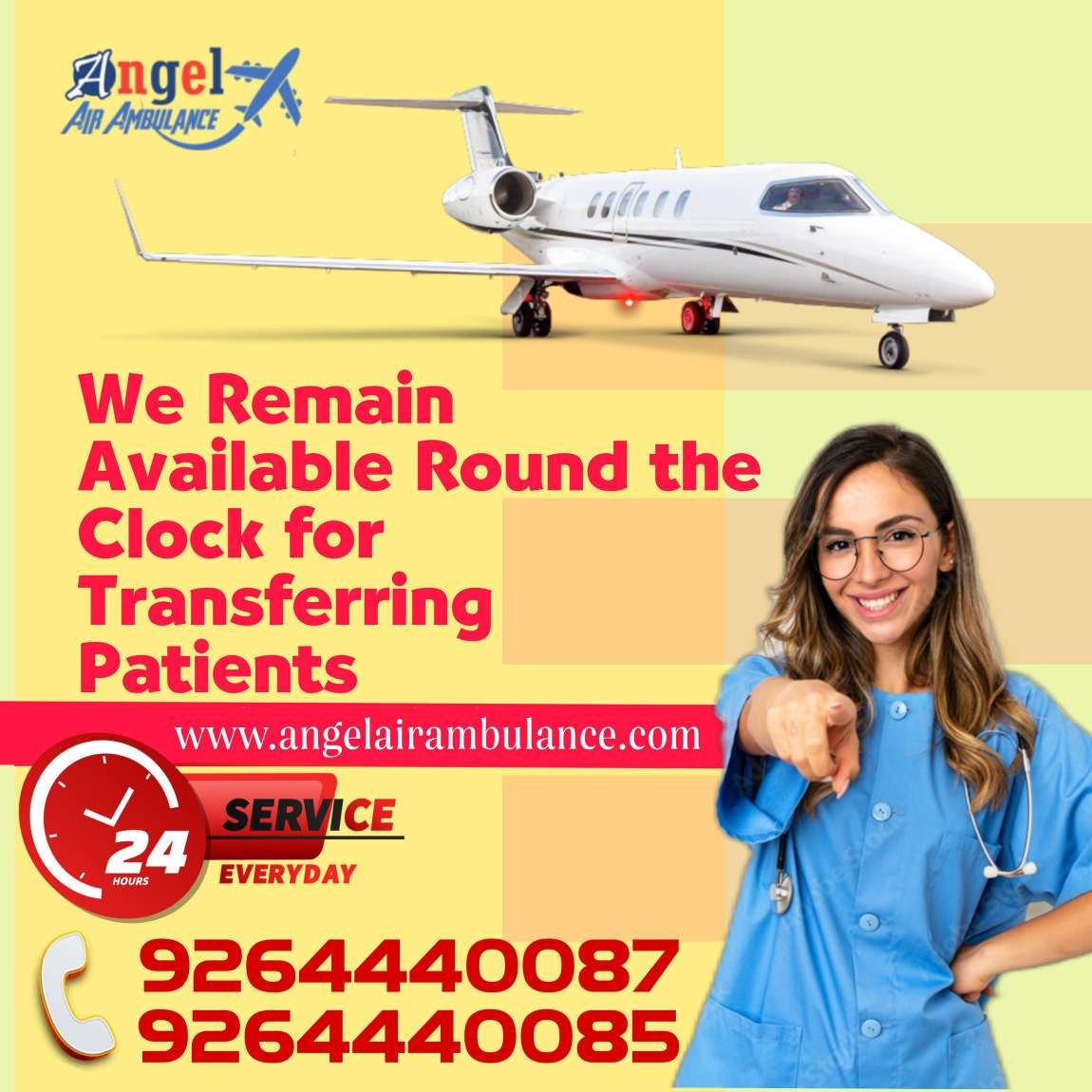 Book Angel Air Ambulance in Bhopal For Hassle-Free Relocation