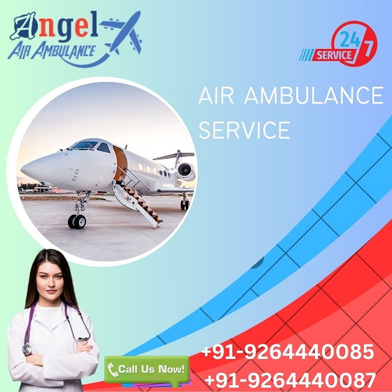 Hire Trouble-free Angel Air Ambulance Service in Mumbai at Low-fare