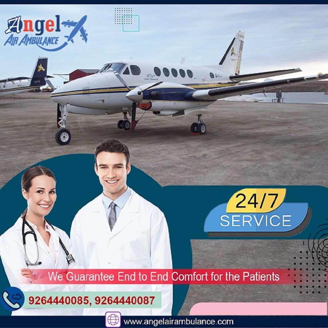 Utilize Angel Air Ambulance in Guwahati with Advanced Healthcare Facilities