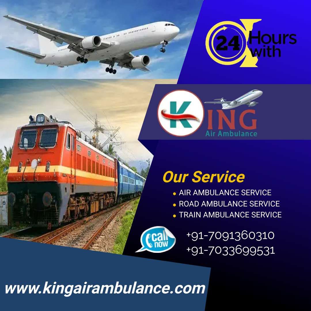 Take King Train Ambulance Services in Delhi for the Quick Transfer of the Patient