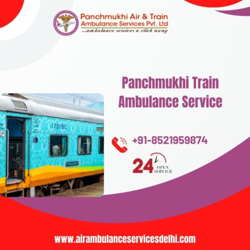 Use Panchmukhi Train Ambulance Service in Patna with Hi-tech Medical Machine