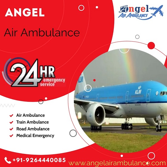 Book Remarkable Angel Air Ambulance Service in Indore at Reasonable Price