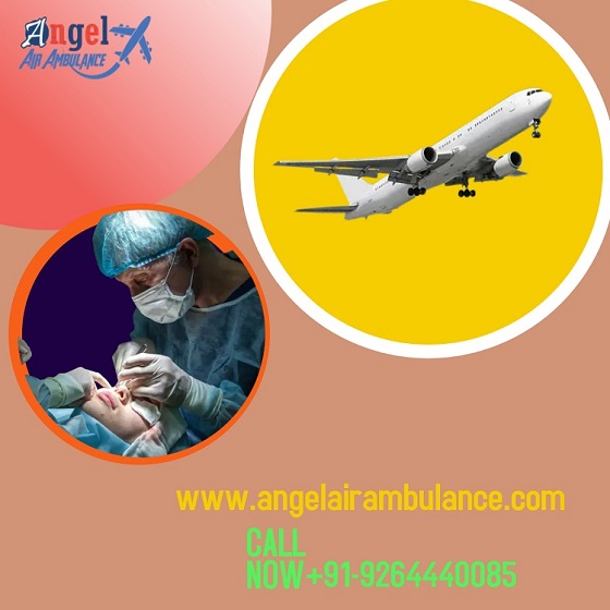 Book Angel Air Ambulance Service in Kolkata with High-grade Medical Tool