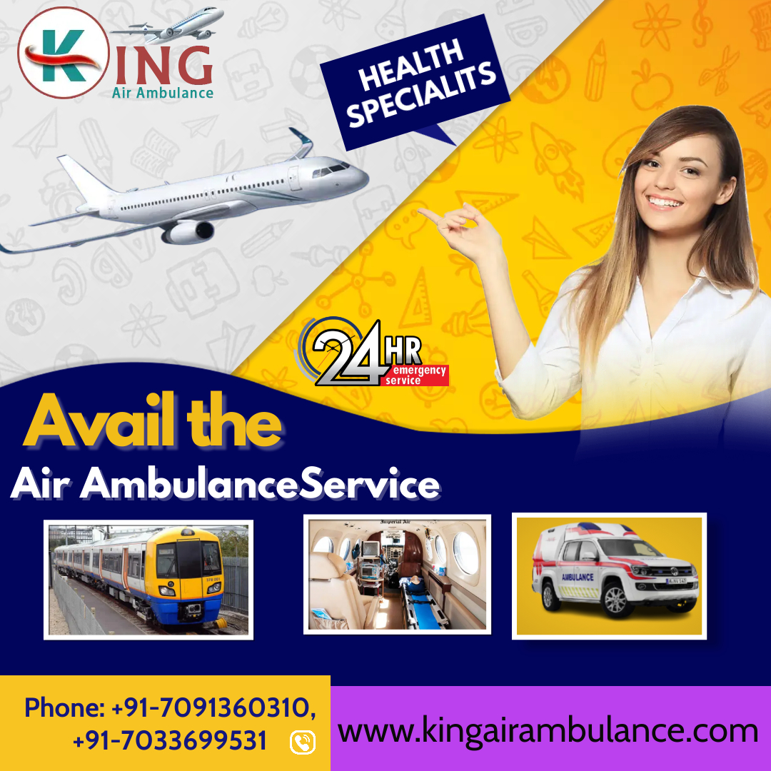 Take King Train Ambulance Service in Patna with a Modern Medical Machine