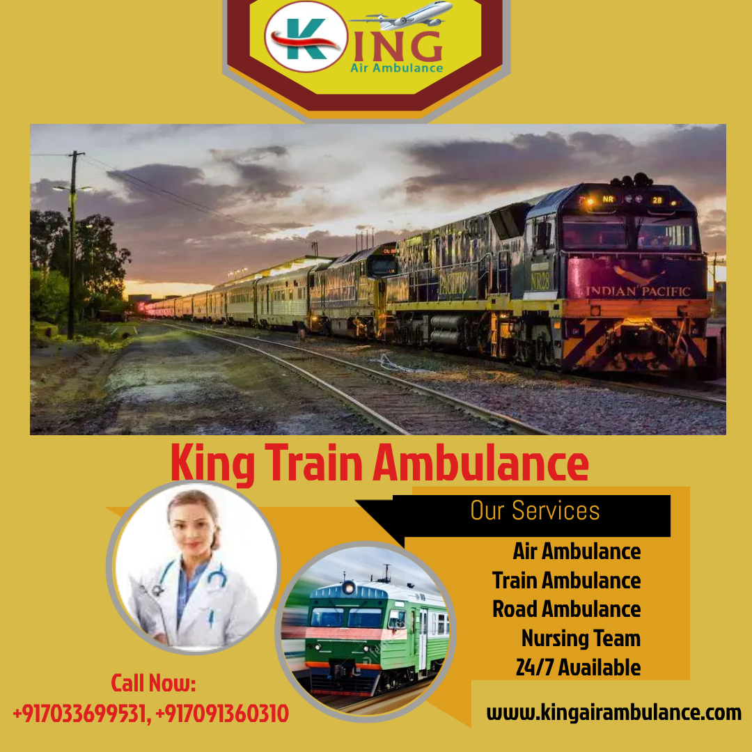 Use King Train Ambulance Services in Kolkata for the Updated Medical Machine