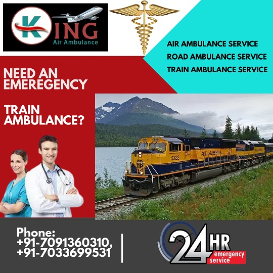 Hire Top-Level King Train Ambulance Services in Ranchi with Life-Saving ICU Features