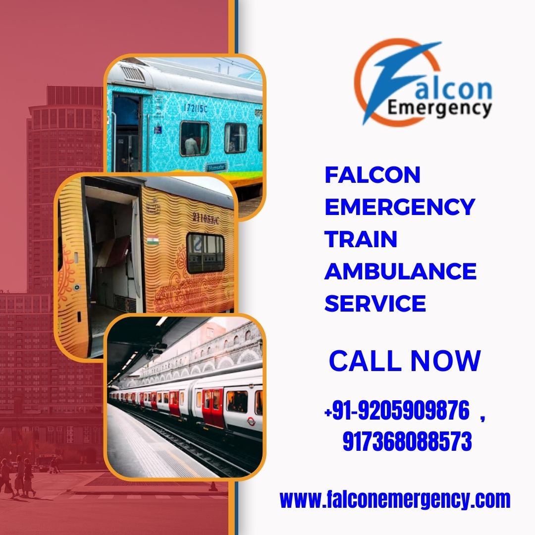 Avail of Falcon Emergency Train Ambulance Service in Bangalore with Emergency Patient Transport