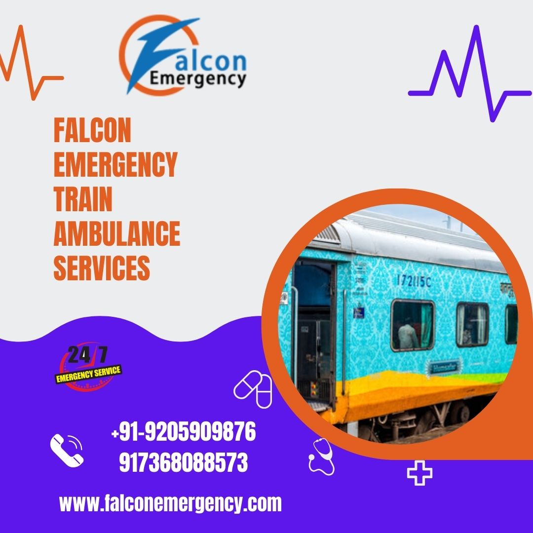 Avail of the best ICU Setup with Falcon Emergency Train Ambulance Services in Jaipur