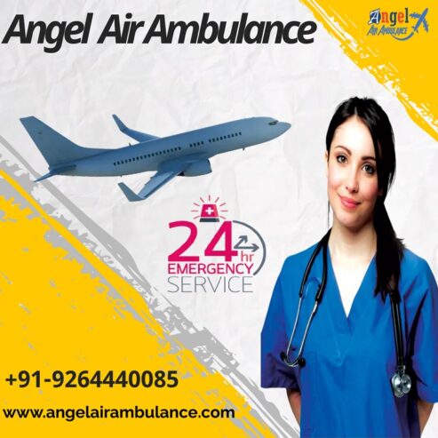 Hire Angel Air Ambulance Service in Guwahati with Trouble-free Medical Support