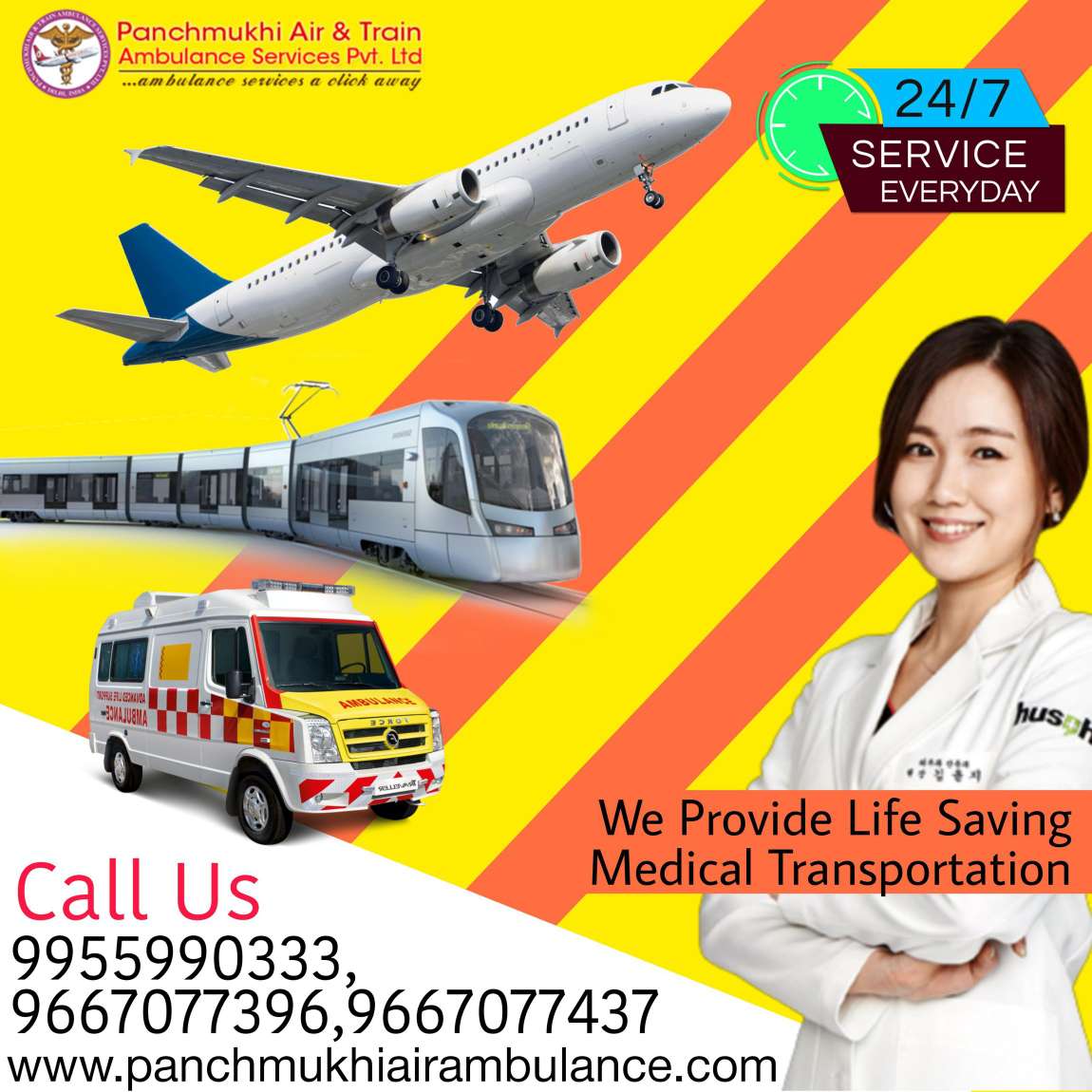 Hire Panchmukhi Air Ambulance Services in Chennai with Effective Medical Care