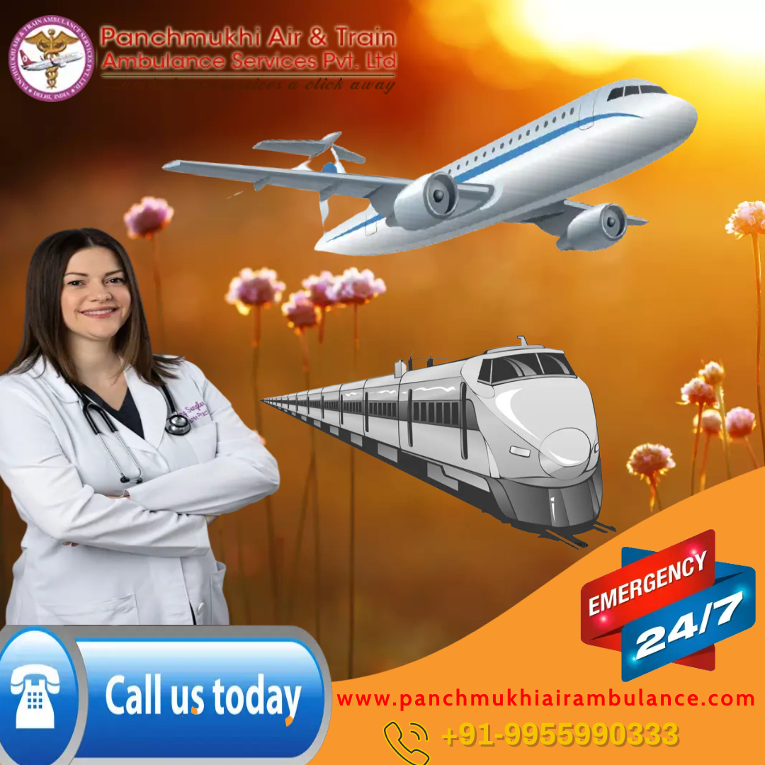 Panchmukhi Train Ambulance in Patna Delivers Risk-Free Medical Transportation at Your Budget