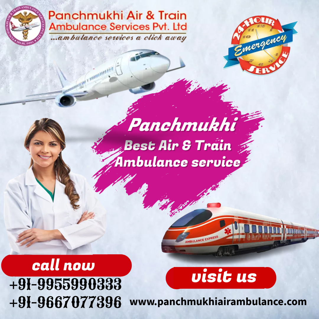 Panchmukhi Train Ambulance in Patna Provides Advanced Medical Facilities during the Journey