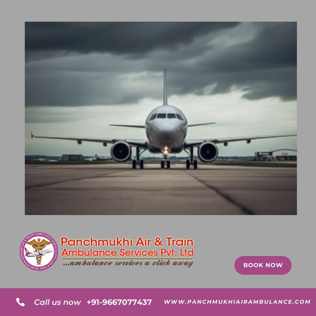Use Panchmukhi Air Ambulance Service in Kolkata for the Advanced Healthcare Team