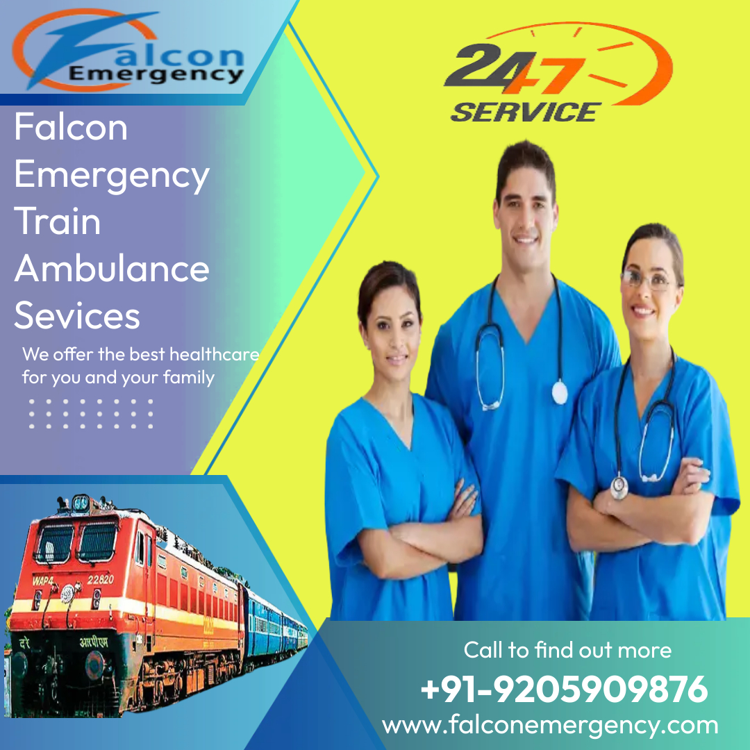 Falcon Train Ambulance in Ranchi is the Leading Medical Transportation Company