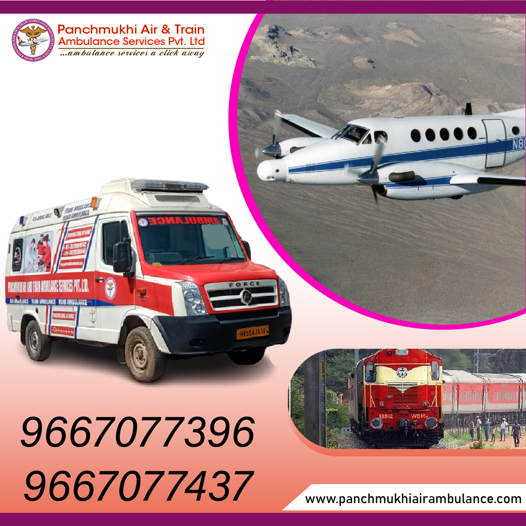 Utilize Train Ambulance Service in Raipur by Panchmukhi with Medical services