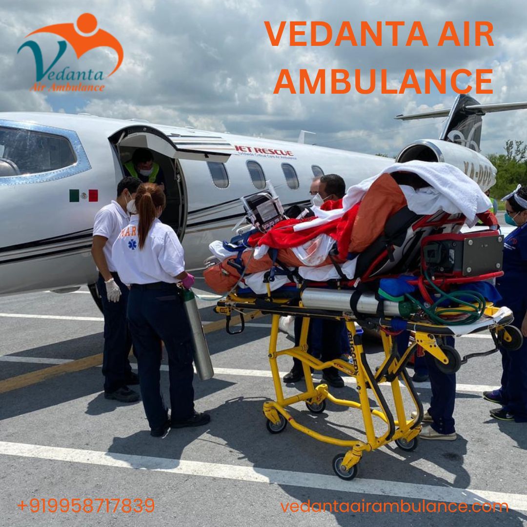 Book Safe and Fast Air Ambulance Service in Amritsar by Vedanta with Supportive Team