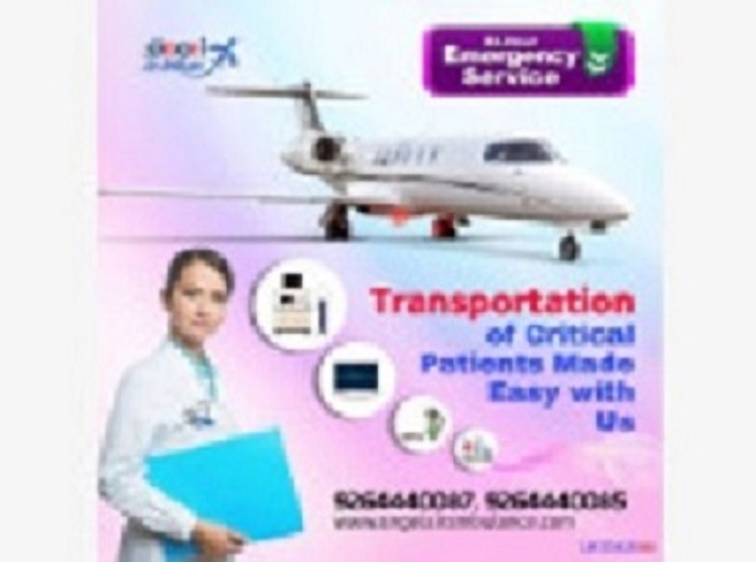 Avail Angel Air Ambulance In Dibrugarh With Full Medical Support