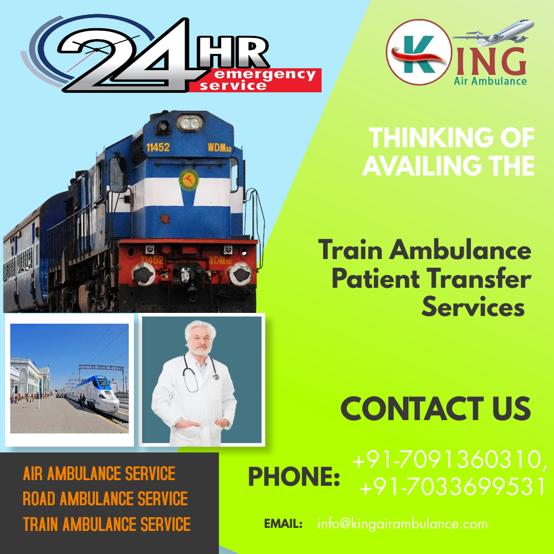 Select King Train Ambulance Services in Allahabad with State-of-art Medical Machine