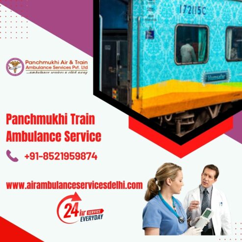 Speedy patient rehabilitation by Panchmukhi Train Ambulance Services in Bhopal