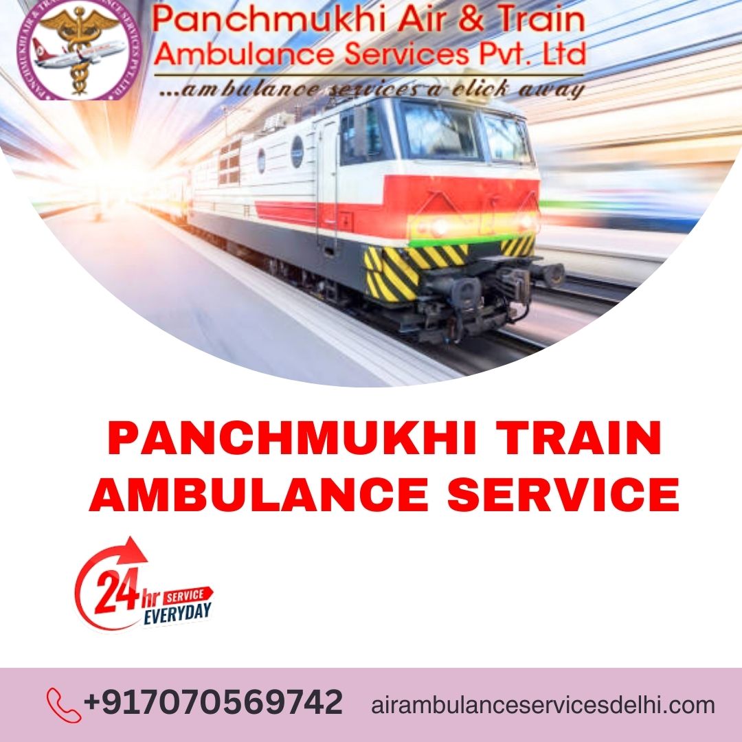 Get Train Ambulance Service in Bhopal by Panchmukhi with Top – Class medical Facilities