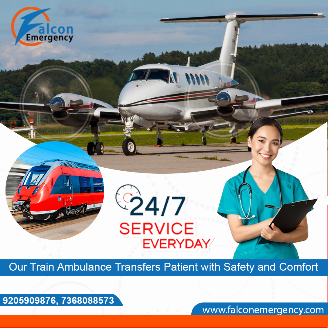 Get Top-grade Falcon Emergency Train Ambulance Service in Bangalore for the Ventilator Futures