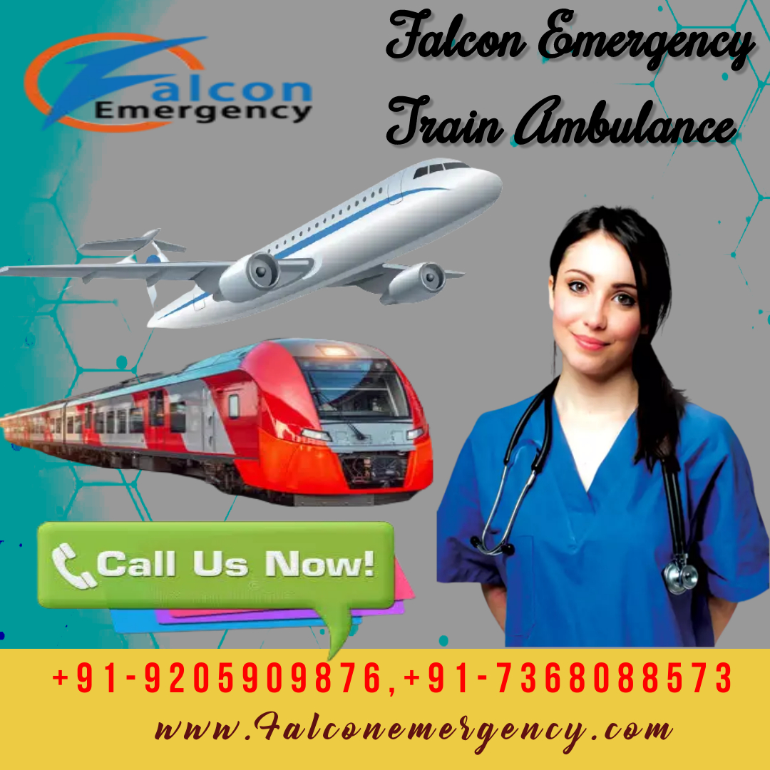 Hire Top-class Falcon Emergency Train Ambulance Service in Kolkata for an Amazing ICU Setup