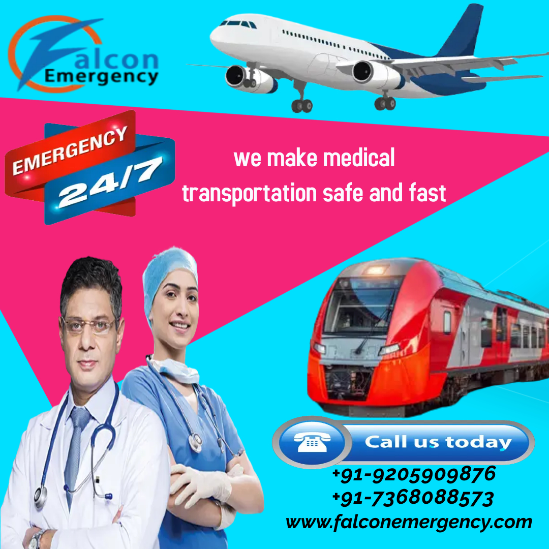 Choose Falcon Emergency Train Ambulance Service Bangalore for the Better Medical Care