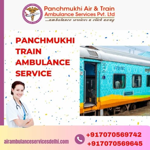 Get Panchmukhi Train Ambulance Service in Allahabad with Specialist Paramedic Team