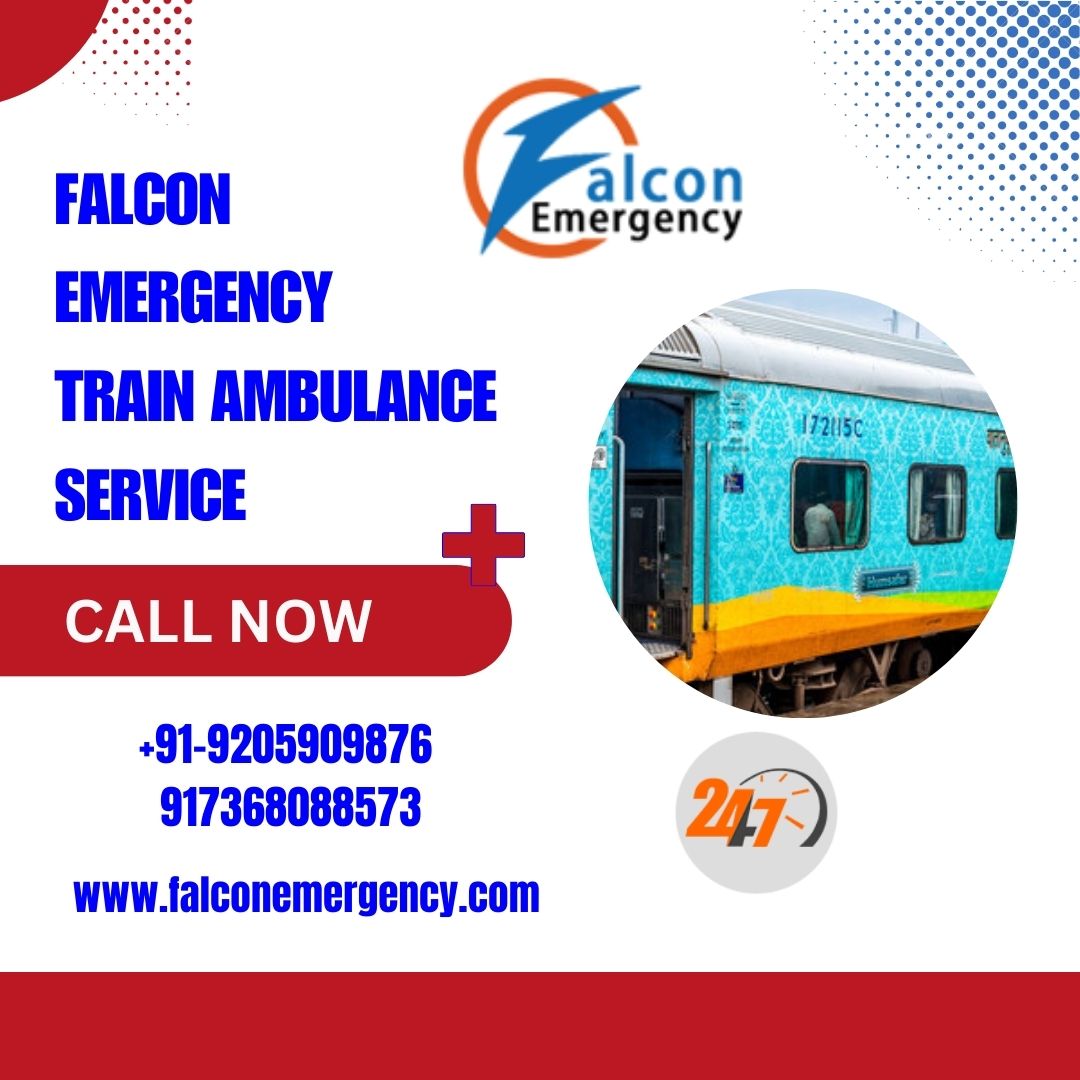 Gain Falcon Emergency Train Ambulance Services in Nagpur with a High-tech Medical Care