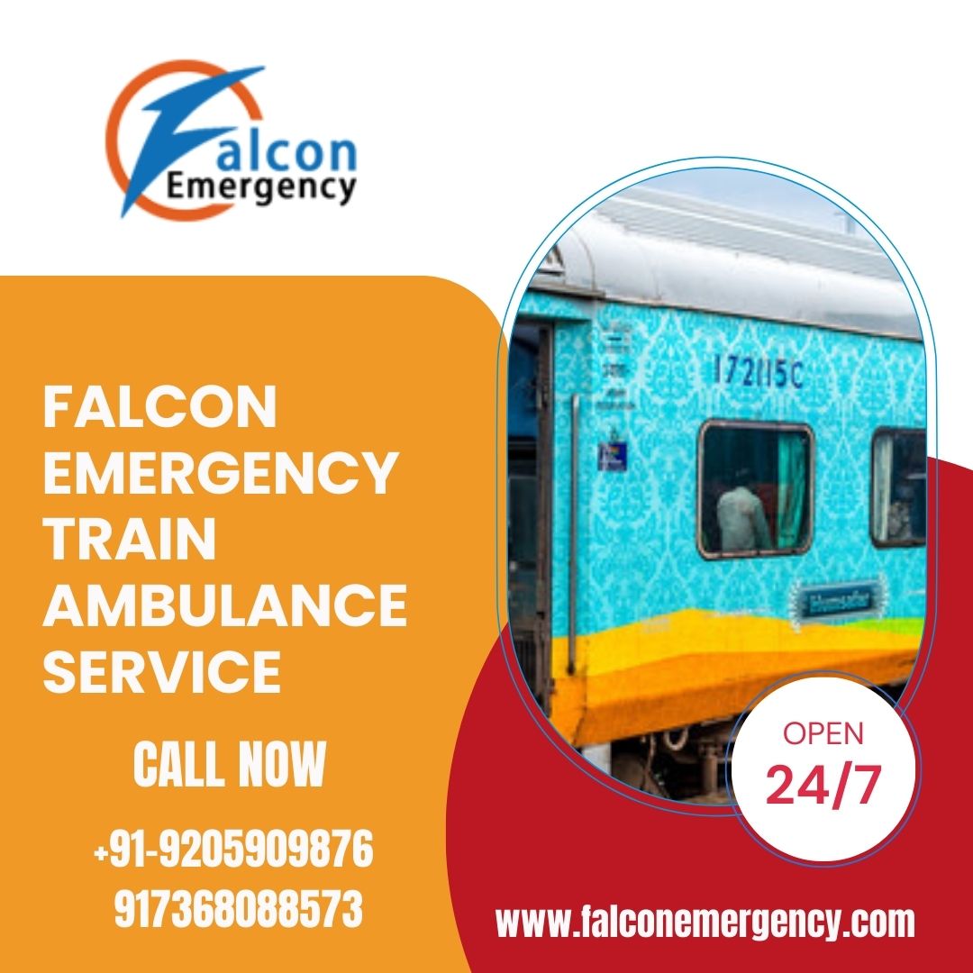 Pick a Modern ICU Setup from Falcon Emergency Train Ambulance Services in Dibrugarh