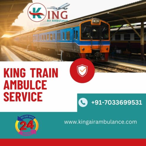 Select King Train Ambulance Services in Patna by King with world-class ventilator setup