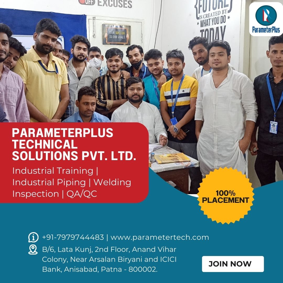 Elevate Your Piping Skills at Parameterplus: Premier Training Institute in Jamshedpur!
