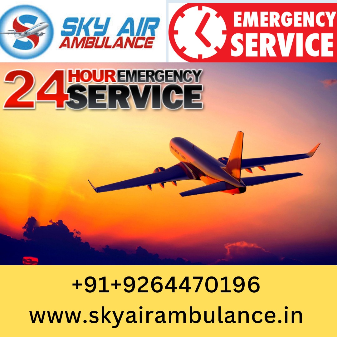Utilize Sky Air Ambulance in Patna with Dependable Medical Professionals