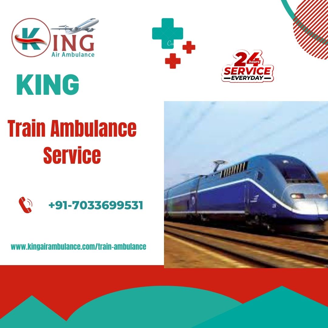 Choose King Train Ambulance Service in Delhi with life-saving medical equipment