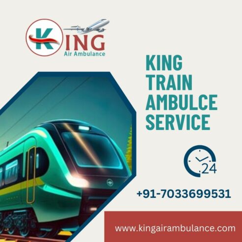 Pick Ultra-Modern Medical Machine by King Train Ambulance Service in Mumbai