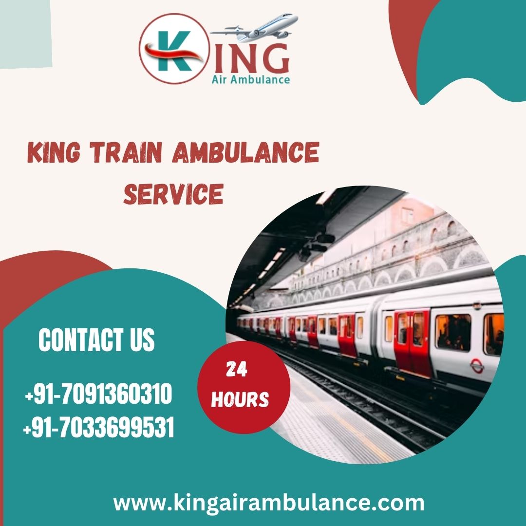 Avail King Train Ambulance Service in Ranchi at affordable rates