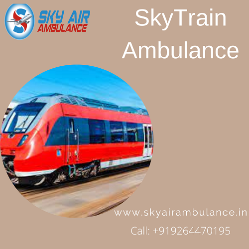 Pick Sky Train Ambulance Service in Mumbai With Life Care Medical Machine