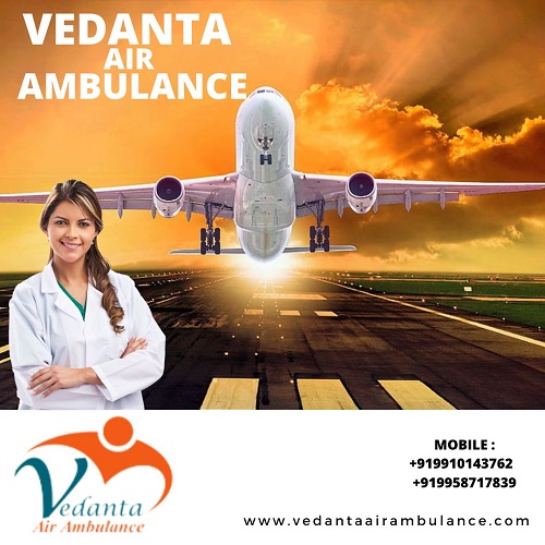 Get Vedanta Air Ambulance Service In Ahmadabad With Cardiac Monitor Tool