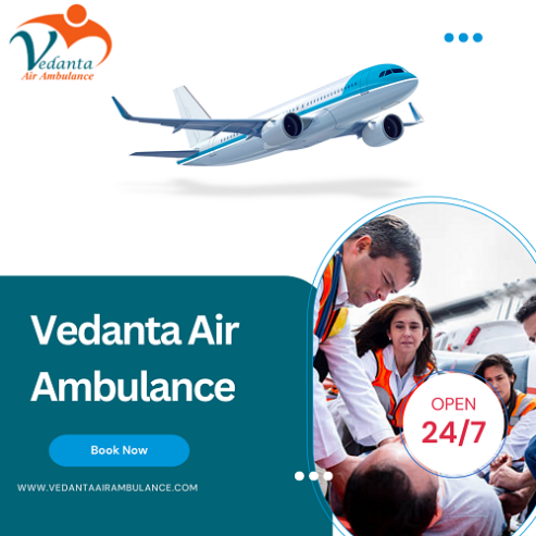 Use Vedanta Air Ambulance Service In Jodhpur With ICU System
