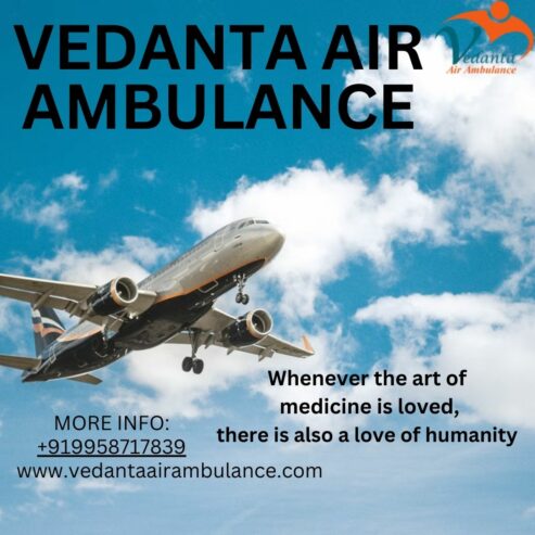 Air Ambulance Services in Nagpur transfer patients Without any casualties