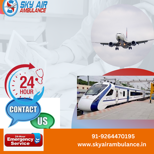 Utilize top-level Sky Train Ambulance Service in Mumbai