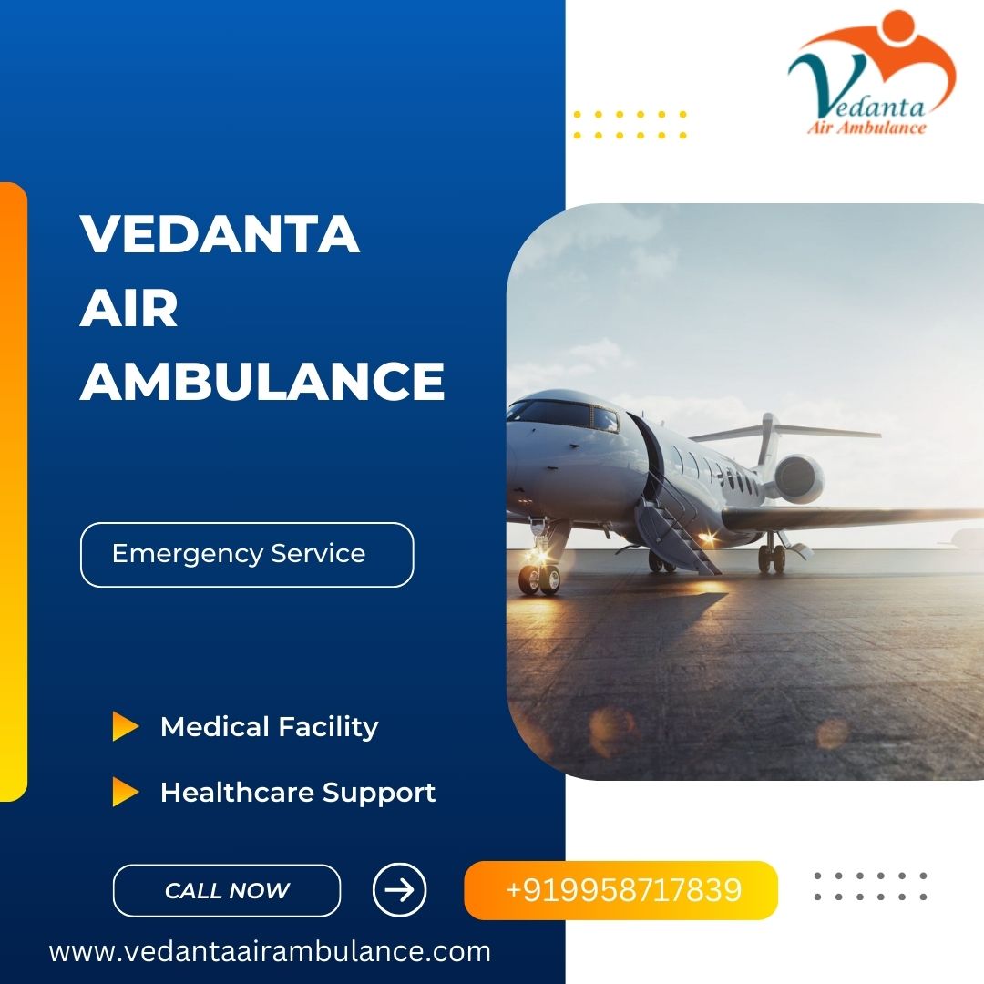 Vedanta Air Ambulance service in Surat Soaring to save lives