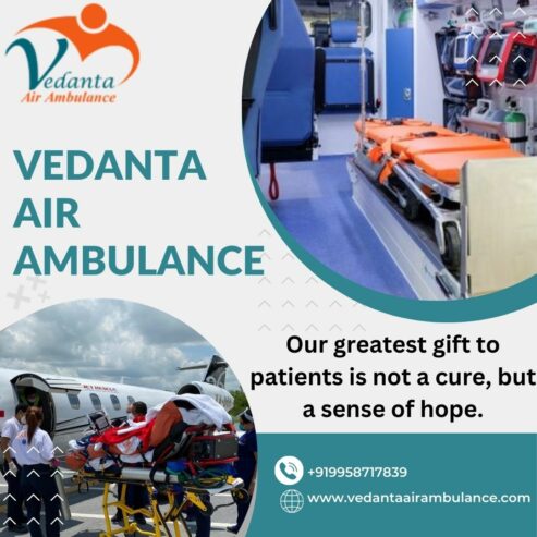 Vedanta Air Ambulance Service in Raipur Providing World-Class Medical Transportation Services
